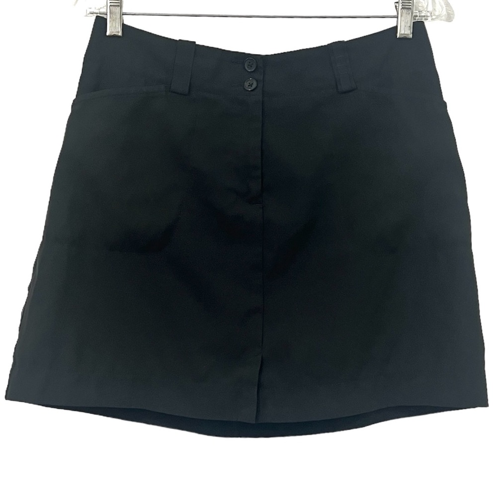 Nike Golf Womens Black Dri Fit Midi Skirt Size Medium 8